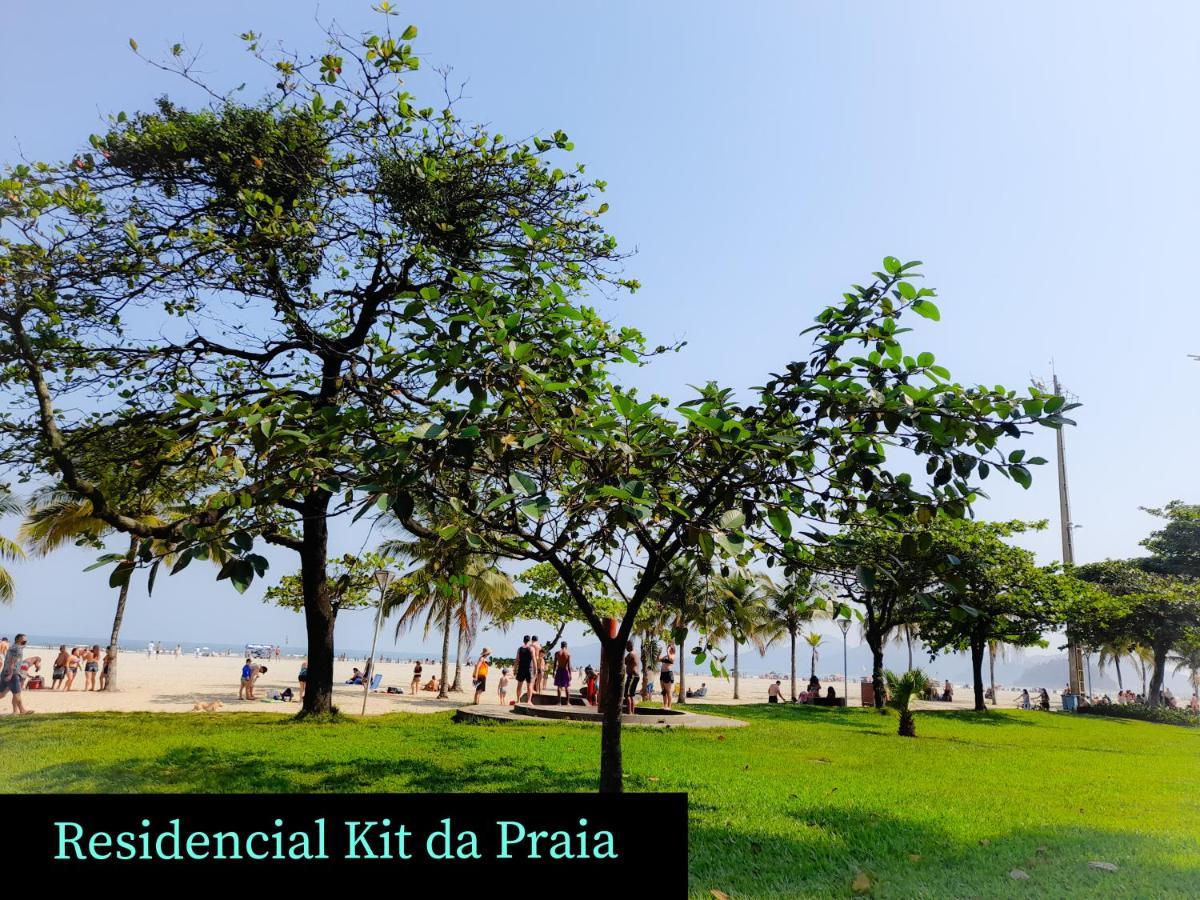 Апартаменти Residencial Kit Da Praia Сантус Екстер'єр фото